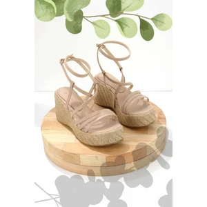 Bej  Kadın Sandalet K05326065509