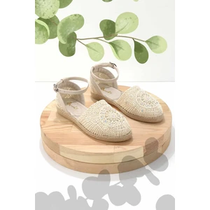 Bej Örgü  Kadın Espadril K01823251416