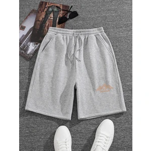 DAXİS Sportwear Company Erkek Geometry Baskılı Şort Daxis Sportwear Company