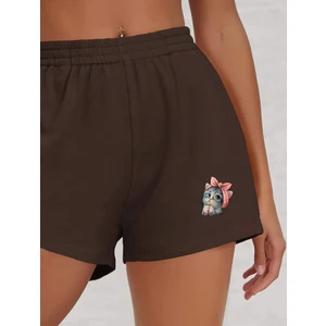Baskılı Kadın Kısa Şort Daxis Sportwear Company