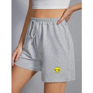 DAXİS Sportwear Company Kadın Kısa Şort Baskılı Daxis Sportwear Company