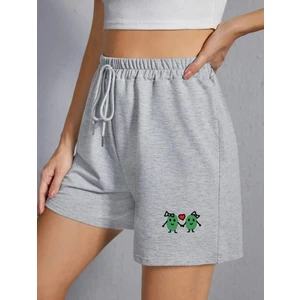 DAXİS Sportwear Company Kadın Kısa Baskılı Şort Daxis Sportwear Company