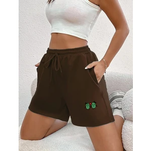 DAXİS Sportwear Company Kadın Kısa Baskılı Şort Daxis Sportwear Company