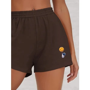 Kadın Kısa Şort Baskılı Daxis Sportwear Company