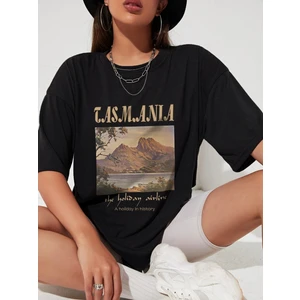 Baskılı Oversize Unisex Tshirt Daxis Sportwear Company