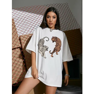 Unisex Oversize Baskılı Tshirt Daxis Sportwear Company