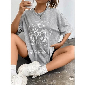 Oversize Baskılı Tshirt Daxis Sportwear Company