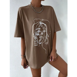 Oversize Baskılı Tshirt Daxis Sportwear Company