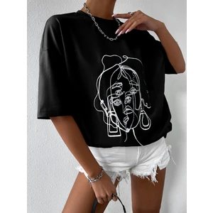 Oversize Baskılı Tshirt Daxis Sportwear Company