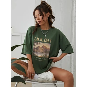 Baskılı Oversize Unisex Tshirt Daxis Sportwear Company