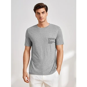DAXİS Sportwear Company Erkek Freedom Baskılı Oversize Tshirt Daxis Sportwear Company