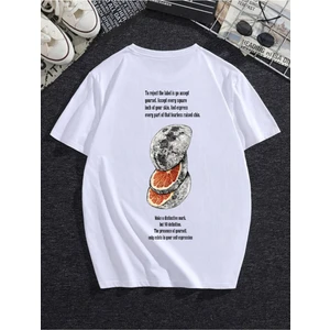 Unisex Oversize Baskılı Tshirt Daxis Sportwear Company
