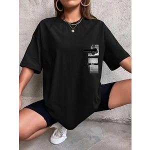 DAXİS Sportwear Company Baskılı Oversize Tshirt Daxis Sportwear Company
