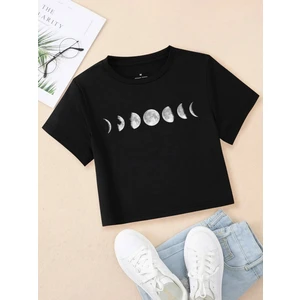 DAXİS Sportwear Company Baskılı Crop Tshirt Daxis Sportwear Company