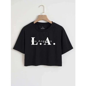 DAXİS Sportwear Company Baskılı Crop Tshirt Daxis Sportwear Company