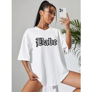 DAXİS Sportwear Company Kadın Babe Baskılı Oversize Daxis Sportwear Company