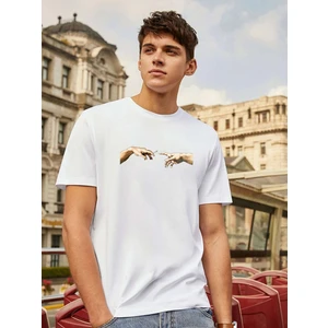 DAXİS Sportwear Company Erkek Eller Baskılı Oversize Tshirt  Daxis Sportwear Company