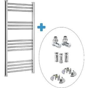 Toprak Havlupan 50 / 100 Cm 14 Borulu Krom Havlupan + 2 Adet Vana + 2 Boru Gizleme Aparatı + Montaj Seti
