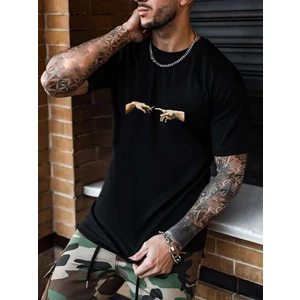 DAXİS Sportwear Company Erkek Eller Baskılı Oversize Tshirt  Daxis Sportwear Company