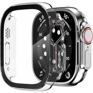 Apple Watch 8 Ultra 360 Tam Koruma (49 Mm) Tpu Tamperli Cam Sert Sert Silikon Kılıf