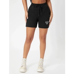 DAXİS Sportwear Company Kalp Baskılı Kısa Kadın Şort Daxis Sportwear Company