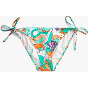 Bikini Altı Yanları Bağlama Detaylı Desenli
