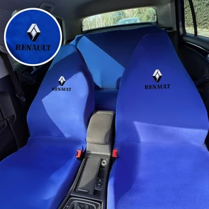 Renault 9 Broadway Oto Koltuk Servis Kılıfı Mavi Likralı Esnek Tüm Araç Modellerine Uygun Universal
