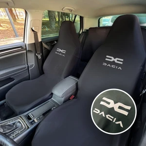 Dacia Spring Oto Koltuk Servis Kılıfı Siyah Likralı Esnek Tüm Araç Modellerine Uygun Universal