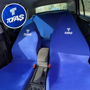 Tofaş Kartal Oto Koltuk Servis Kılıfı Mavi Likralı Esnek Tüm Araç Modellerine Uygun Universal