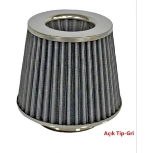 FS Shop Carub Performans ve Ses Arttırıcı Açık Hava Filtresi +6 Hp Açık Tip Gri FS-325