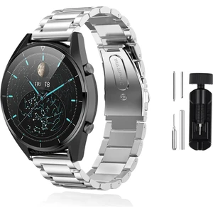 Kip GSM Huawei Watch Gt 2 Pro 46MM Uyumlu Kordon Kordon Metal Metal Kordon Ayarlama Aparatlı