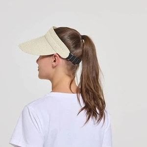 Kadın Hasır Vizör Şapka