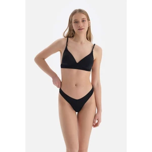 Siyah Korseli Toparlayıcı Bikini Üst