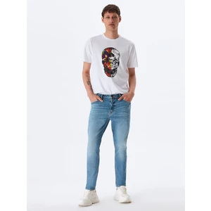 Erkek Smarty Y Dar Paça Orta Bel Jean Pantolon