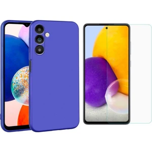 Samsung Galaxy A54 5g ile Uyumlu Kılıf Soft Yumuşak Telefon Kılıfı ve Temperli Cam Ekran Koruyucu