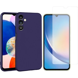 Samsung Galaxy A34 5g ile Uyumlu Kılıf Soft Yumuşak Telefon Kılıfı ve Temperli Cam Ekran Koruyucu