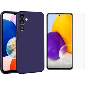 Samsung Galaxy A54 5g ile Uyumlu Kılıf Soft Yumuşak Telefon Kılıfı ve Temperli Cam Ekran Koruyucu