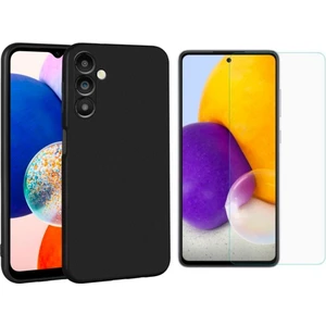 Samsung Galaxy A54 5g ile Uyumlu Kılıf Soft Yumuşak Telefon Kılıfı ve Temperli Cam Ekran Koruyucu