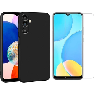 Samsung Galaxy A04S ile Uyumlu Kılıf Soft Yumuşak Telefon Kılıfı ve Temperli Cam Ekran Koruyucu