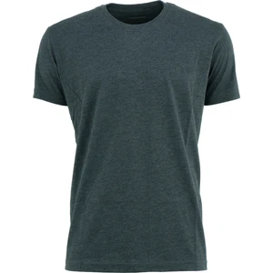 Erkek Sıfır Yaka Armalı Kısa Kollu Düz Renk Normal Kesim Premium %100 Pamuk Kumaş Tişört