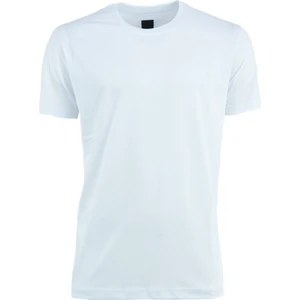 Erkek Sıfır Yaka Armalı Kısa Kollu Düz Renk Normal Kesim Premium %100 Pamuk Kumaş Tişört