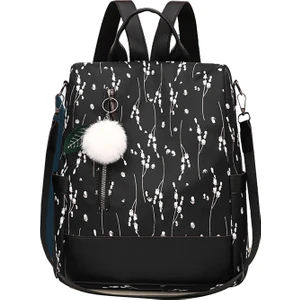 Bileklik Oxford Kumaş Seyahat Çantası Hırsızlık Önleme Sırt Çantası ile Günlük Taşıma Daypack (Yurt Dışından)