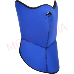 Motosiklet Neopren Maske Göğüs Korumalı Mavi Siyah Çift Yönlü 7691175372804
