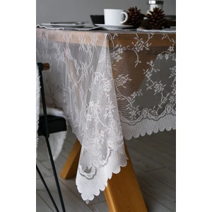 Papion Home Yasemin Desenli Örme Masa Örtüsü
