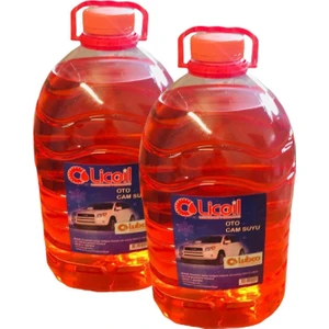 Cam Suyu Yazlık Parfümlü&şampuanlı Mis Kokulu 5x5=10 Litre Licoil Cam Suyu Yazlık 5x5=10