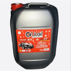 Antifriz Organik G12 Kırmızı Antifriz 15KG(-25 Derece)Bidon G12 Kırmızı Antifriz 15KG(-25
