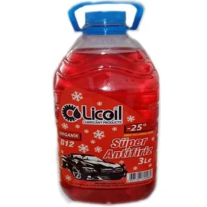 Organik G12 Kırmızı Antifriz 3kg (-25 Derece)Pet Ambalaj Antifriz 3kg (-25
