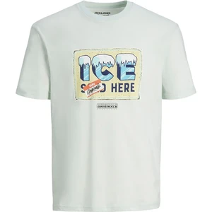 Jack & Jones Jorsıgns Tee Ss Crew Neck Tg Beyaz Erkek T-Shirt 12238373-Pale