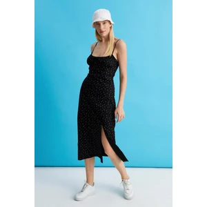 Alexander Gardi Ince Askılı Poplin Elbise (B22-23200)