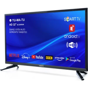 32" 81 Ekran Uydu Alıcılı HD Android Smart LED TV